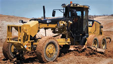 cat motor grader, government use equipment
